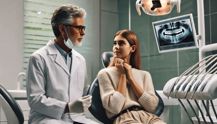 dentist talking to a patient who has dental phobia and anxiety dentist talking to a patient who has dental phobia and anxiety